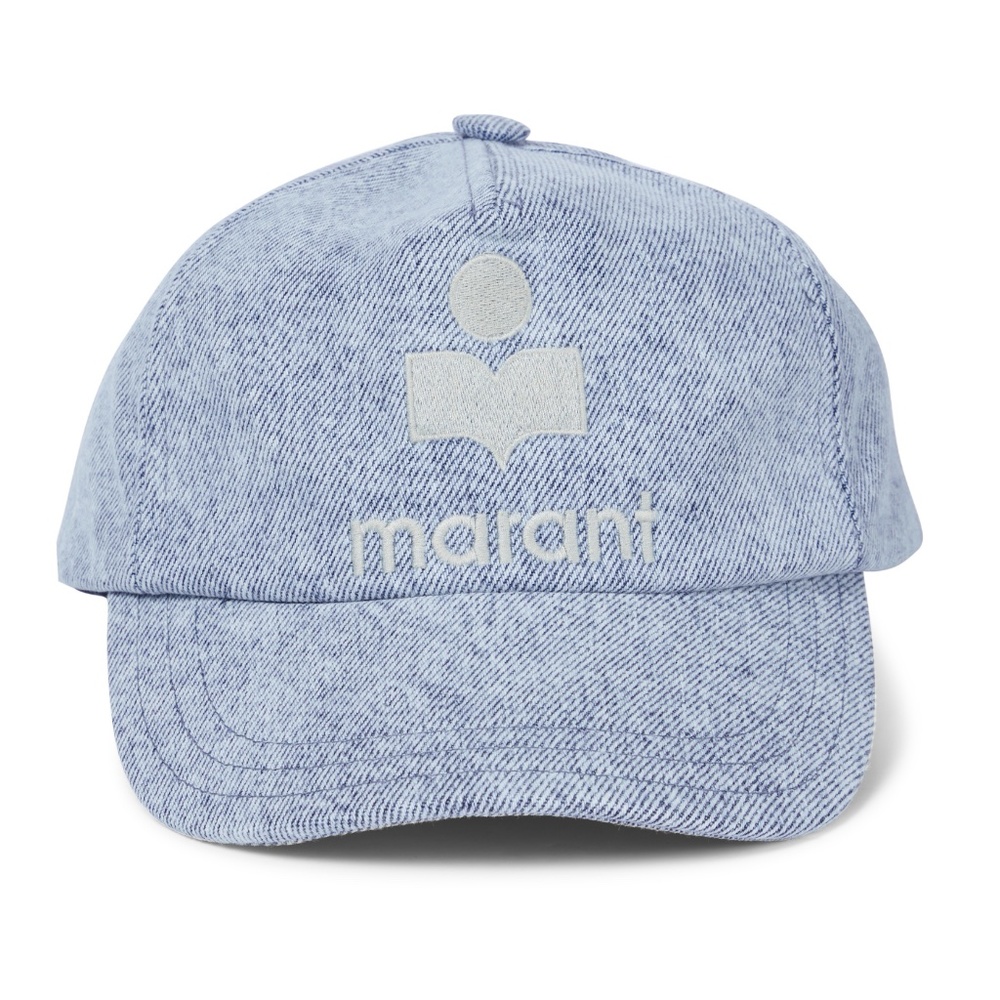 ISABEL MARANT - Tyron Blue Denim Baseball Hat